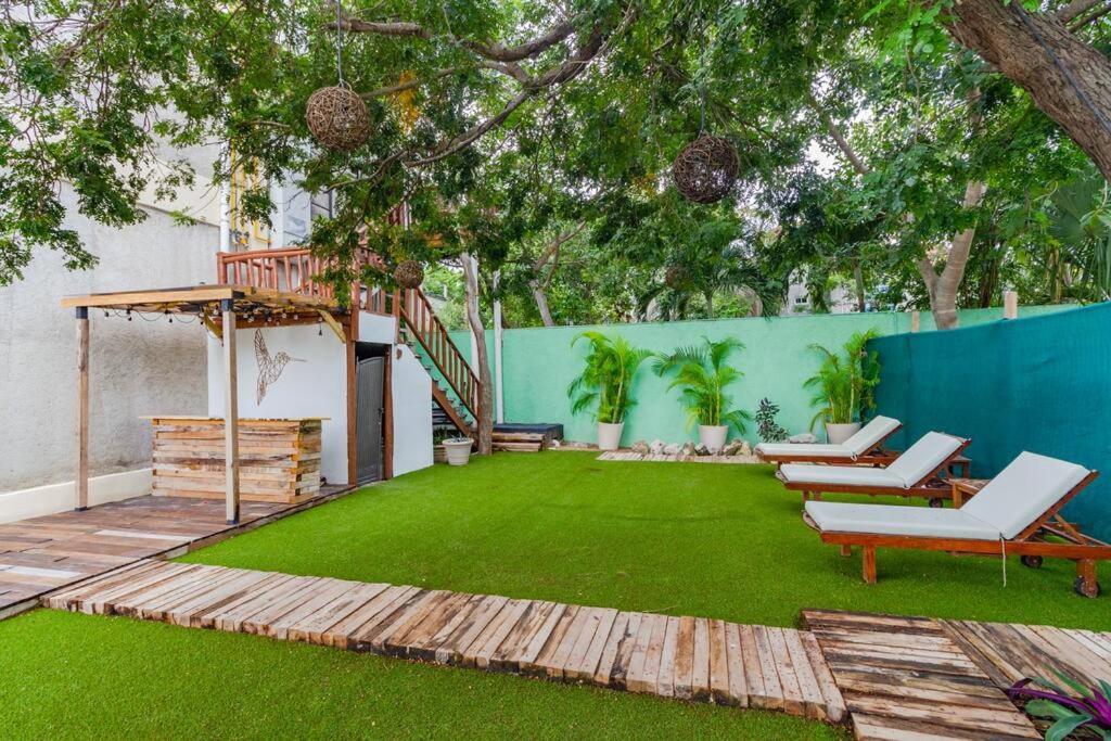 Encantadora Suite Super Amplia En Colibri Playa Del Carmen Bagian luar foto