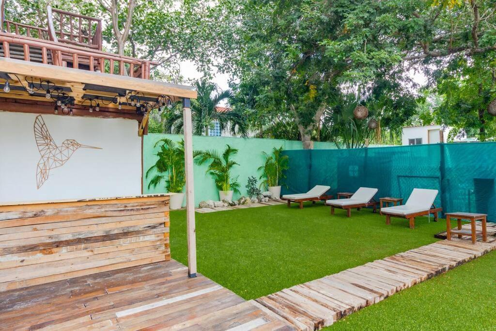 Encantadora Suite Super Amplia En Colibri Playa Del Carmen Bagian luar foto